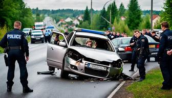 16-Jähriger überschlägt sich mit Auto in Kirchhain und flieht